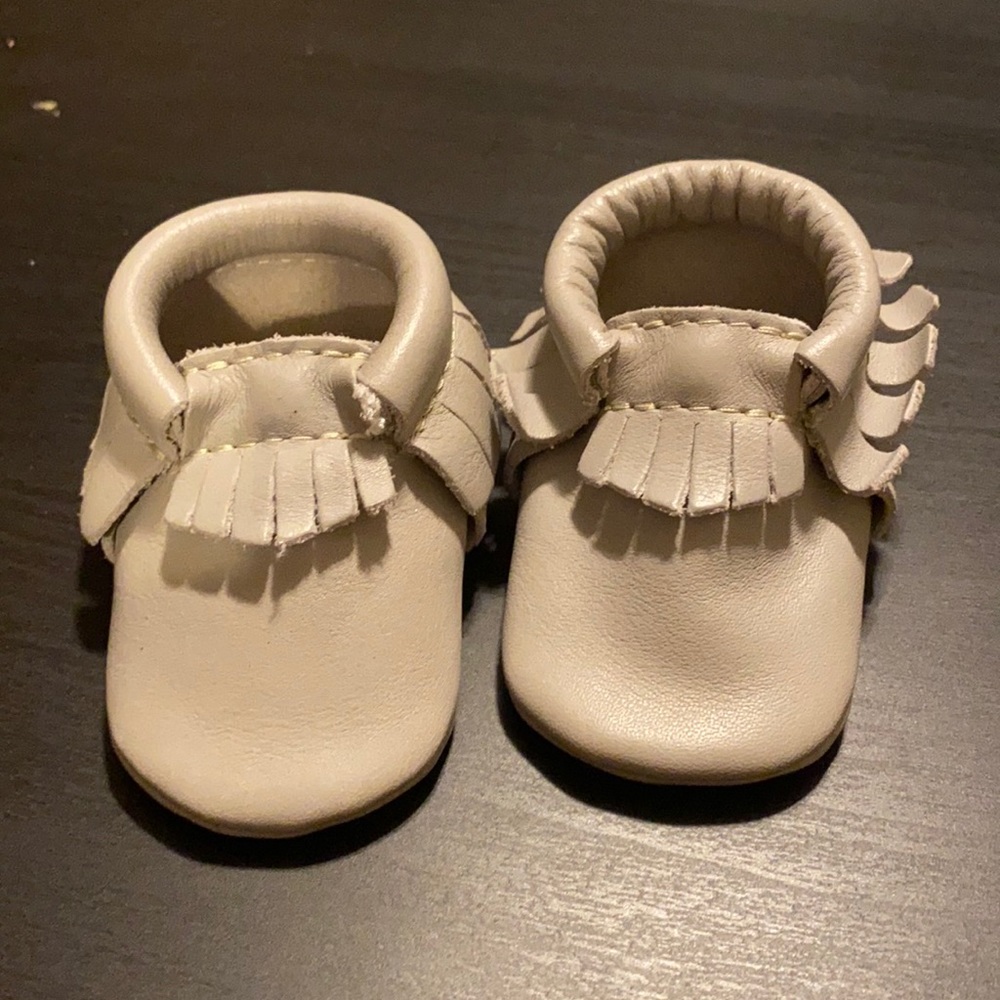 Freshly Picked Newborn cashmere moccasins